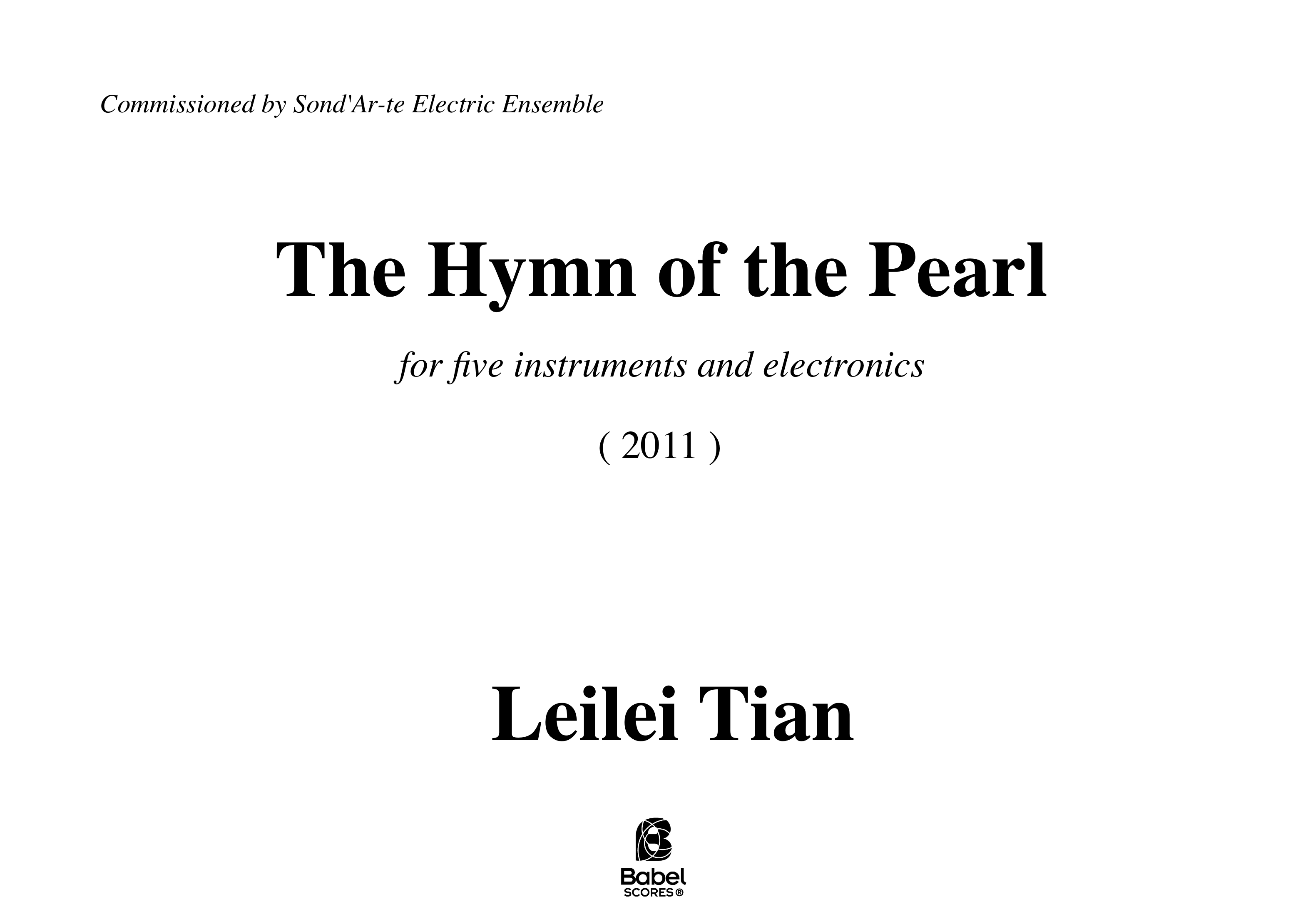 The Hymn of the Pearl z